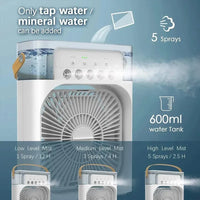Portable Air Conditioner Fan Big Size | 3-in-1 Mini Air Cooler & Humidifier