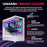 Skytech Azure Gaming PC Desktop, Ryzen 7 9700X 3.8 GHz (5.5GHz Turbo Boost), NVIDIA RTX 4060 8GB GDDR6, 1TB SSD, 16GB DDR5 RAM 6000, 650W Gold PSU, 360mm ARGB AIO, Wi-Fi, Win 11 Home