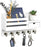 Key Holder for Wall: Easy Mounted Key Rack and Mail Organizer with Store Shelf and Four Sturdy Keys Hooks Decor in Kitchen|Farmhouse|Entryway|Mudroom