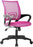 Home Office Chair Ergonomic Desk Chair Mesh Computer Chair with Lumbar Support Armrest Executive Rolling Swivel Adjustable Mid Back Task Chair for Women Adults