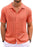 Runcati Mens Knit Button Down Shirt Casual Short Sleeve Cotton Polo Shirt Hollow Out Summer Beach Tops