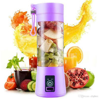 Ultra Fast Juicer Machine - Portable Juicer - Juicer Blender Machine - 6 Blades - Juicer - USB Rechargeable - Juicer Blender