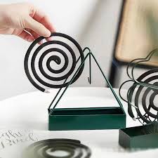 Mosquito Coil Stand Triangle Anti-scald Mosquito Coil Holder Stand Wax Melt Burner Home Decoration Aromatherapy Burner By BRIGHT (House Hold Accessories)